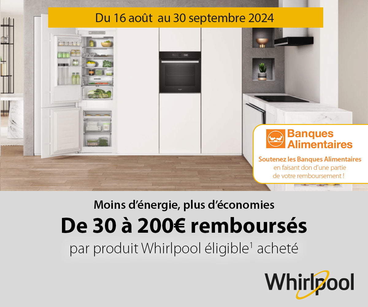 Whirlpool : Moins d'énergie, plus d'économies