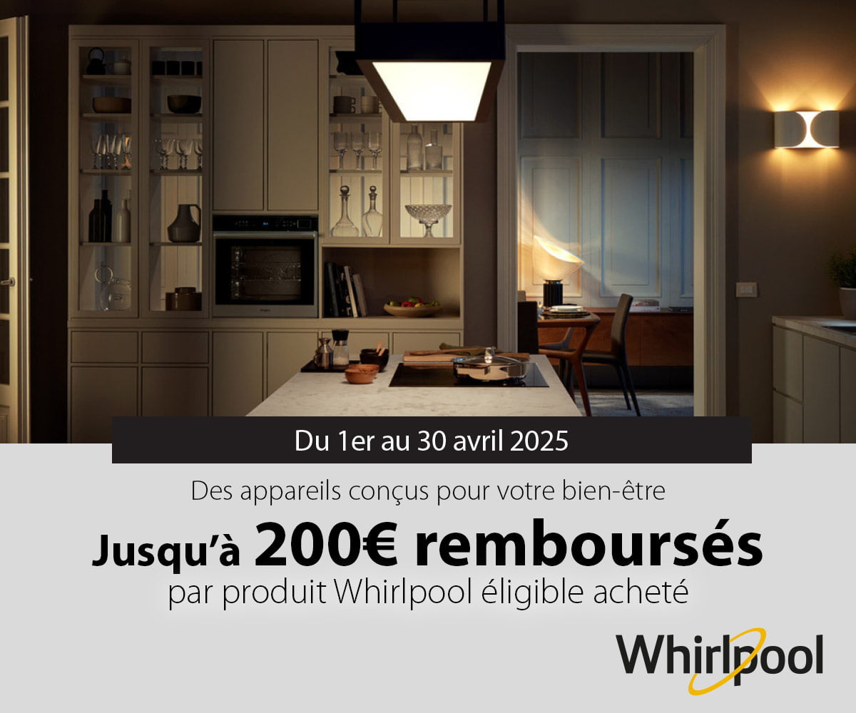 Whirlpool : Des appareils conçus pour votre bien-être